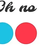 오 노라는 글자 아래에 파란색과 빨간색 두 개의 원이 나란히 배열되어 있는 이미지
