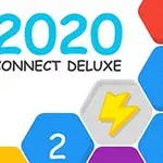 다양한 색상의 육각형 타일과 2020 CONNECT DELUXE라는 텍스트