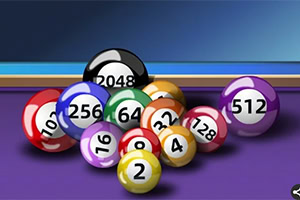 다양한 색상의 당구공들이 각기 다른 숫자를 가지고 모여 있는 이미지