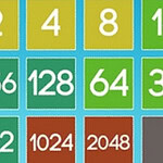 숫자가 적힌 다양한 색상의 사각형 블록들이 배열되어 있습니다