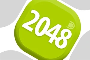 초록색 타일에 흰색으로 2048이라는 숫자가 쓰여져 있는 이미지