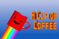 커피잔이 되어 날아다니며 피하고 아이템을 모으는 클래식 게임