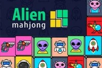 귀여운 외계인과 우주 물체 매칭 게임