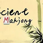 대나무와 붓글씨로 쓰인 Ancient Mahjong 텍스트가 있는 이미지