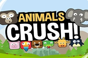 Animals Crush is a game consisting of animal logos that you will need to match three or more