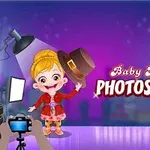 아기 해즐이 스튜디오에서 포토슛을 하며 웃고 있는 모습