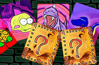 나쁜 그림 기억 게임에서, 평범한 기억 게임이 웃기고 도전적으로 변합니다