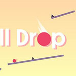 핑크색 공이 떨어지는 것을 배경으로 Ball Drop 글자가 있는 이미지