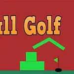 Ball Golf라는 텍스트와 간단한 그래픽으로 구성된 이미지