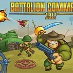 군복을 입은 병사들이 여러 무기와 함께 전투 중인 장면