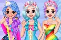 이 공주들은 캔디랜드에서 영감을 받은 캔디 애호가입니다.