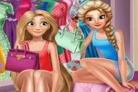 두 소녀는 최고의 친구이며 서로의 옷을 만드는 것을 좋아합니다