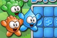 게임 필드를 비우기 위해 물방울을 터뜨리는 재미있는 논리 퍼즐입니다