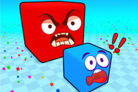 블록 전투가 큐브 아레나에서 시작됩니다.