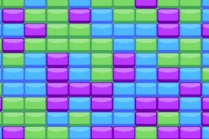 다양한 색상의 사각형 블록들이 규칙적으로 배열된 패턴 이미지