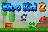Bloo Kid 2는 레트로 스타일과 픽셀 그래픽의 2D 플랫폼 게임