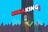 엘리베이터를 내려 결승선까지 도달하세요