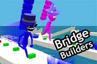 재미있는 캐릭터들이 다리를 만드는 게임, Bridge Builders
