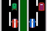 픽셀 경주의 매력, 야생의 끝없는 고속도로 위 빗자루