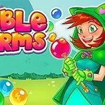 A bubble game, assemble colors by 3 or more and score the most points
