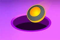 퍽을 쳐서 무대를 기울이고 공을 굴리세요