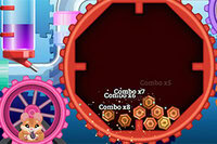 바퀴를 돌려 같은 아이템 3개 맞추기