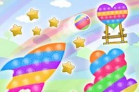 Cannon Ball + Pop It Fidget는 30단계로 구성된 Pop It 게임