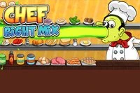이 재미있는 Chef Right Mix 게임에서 진짜 셰프가 되세요