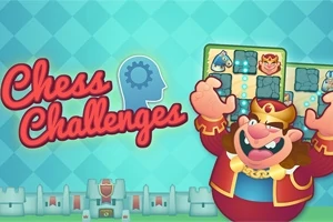 왕관을 쓴 왕이 즐거워하며 보드를 들고 있는 모습