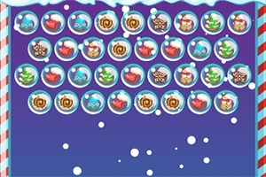 A bubble shooter for Christmas