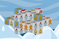 3D 크리스마스 마작 게임 플레이