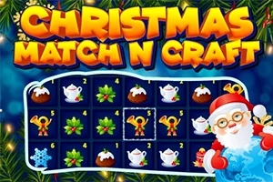 Christmas Match n Craft is an interesting puzzle game