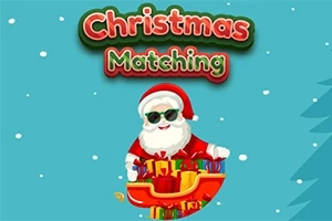 산타클로스가 썰매에 선물을 싣고 있는 이미지