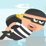 Play as a thief who is running away from the police on top of the rooftops of the city