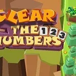 숲 속 배경에 CLEAR THE NUMBERS라는 글씨가 중앙에 있는 이미지