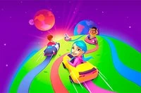 영역을 최대한 점령하는 컬러 갤럭시