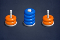 컬러 후프 스택은 중독성 있는 클래식 정렬 퍼즐 게임