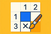 색색의 노노그램 퍼즐을 풀고 논리로 숨겨진 픽셀 아트를 드러내세요!