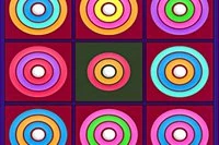 색깔이 같은 링을 맞춰 높은 점수를 얻으세요!