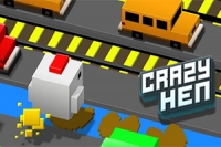 Crazy Hen에서 끝없는 레벨을 닭과 함께 통과하세요!