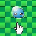 Make sure that this blue ball passes safely through the obstacles