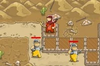 더 많은 전사가 성을 공격하려 합니다