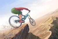 산악 자전거 다운힐 레이싱 도전하세요