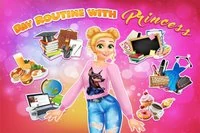 공주가 대학에서 또 다른 바쁜 하루를 준비하고 있어요