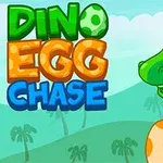 Follow the caveman in Dino Egg Chase!