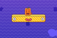 두들 고양이를 도우며 끝없이 움직이는 플랫폼에 내려가도록 하세요