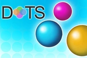 알록달록한 원들이 파란색 배경 위에 배치된 이미지