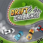 도로 위를 드리프트하는 자동차들과 DRIFT CHALLENGE라는 글자가 있는 이미지