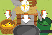 좋은 달걀, 병아리, 나쁜 달걀을 정렬하세요!