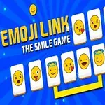 파란색 배경에 다양한 표정의 이모지들이 카드 형태로 배열되어 있으며, 노란색 선이 카드들을 연결하고 있다